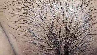 A latina milf gets a close-up in this gay amateur scene.