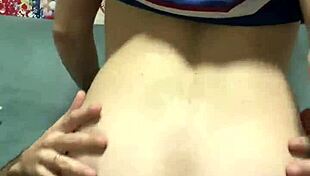 Making my gay friend cum with my big ass