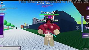 Fun cumbat with monster in roblox condo hentai adventure 😏