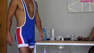 Roommate spies on my gay fucking!