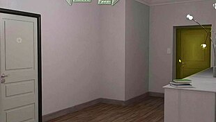 babysitter starts new office routine in 3d anime