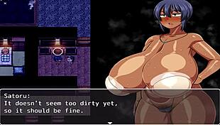 Brown Girl Natsuki-Chan Gets Groped And Spanked In Hentai Game