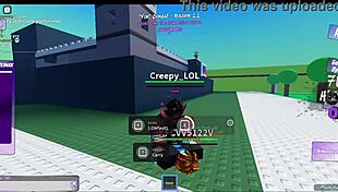 Fun cumbat with monster in roblox condo hentai adventure 😏