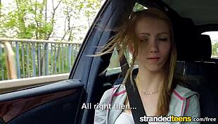 beatrix glower, is that stranded teen 18+ ready for my hardcore cumshot on her natural tits?