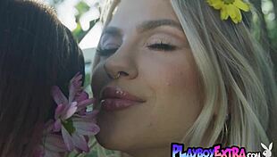 Hot Lesbians Charly Summer And Jazlyn Ray Play Tig By The Pool Outdoor With Big Tits And Pussy