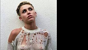 Miley cyrus nude collection featuring blonde celebrity with small tits pussy topless and naked teen scenes