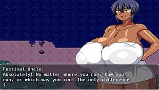 Brown Girl Natsuki-Chan Gets Groped And Spanked In Hentai Game