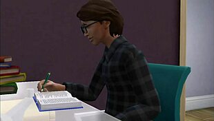 blonde busty mother-in-law passionately fucks her nerd virgin son in 3d hentai