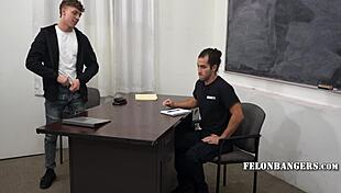 Caught Stealing But Seduced Horny Security Guard For Rough Anal Way Out