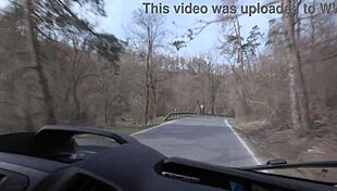 broken car trouble with emily pink in wild action