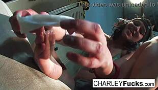 Charley Chase performs lucha libre foot fetish.