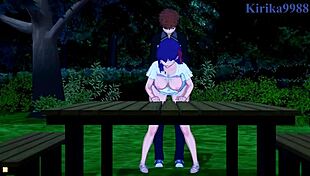 Fate Stay Night's Sakura, Rider, and Shirou in hardcore hentai