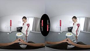 Intense Latex Android Fucks In VR Doggystyle