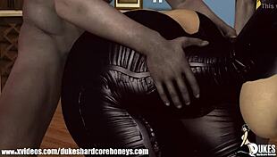 Collage boys gangbang thick black booty