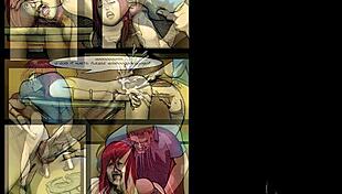 Cartoon Babes Get Rough Anal Doggystyle Pussy Fucking