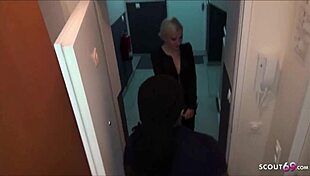 Eighteen Year Old Student In Amateur German Gangbang With Huge Cocks!