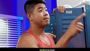 shane cook and luke truong relieve stress with bareback fuck and monster cock