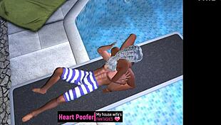 I took this photo at the public swimming pool jumping board