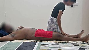 Flashing To Massage Girl In Front Of Wife