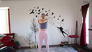 Chilling in yoga lesson 371 with a hot instructor 😏