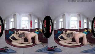 Realitylovers - brunette teen 18+ bent over for cowgirl pussy sex and blowjob in missionary