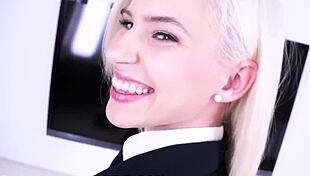 Hot teen 18+s sucking cock and fucking in this compilation with amateur allure 😏