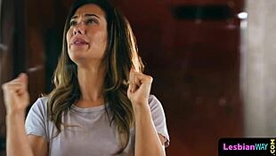 Glamour Lesbians Share Intimate Moments Together