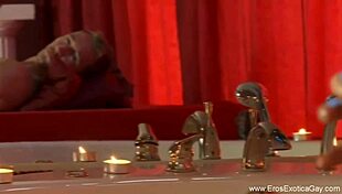 Sensual Body Touching in Gay Encounter