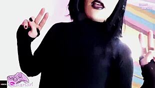 Hot Goth Stepsister Loves Hard Fuck