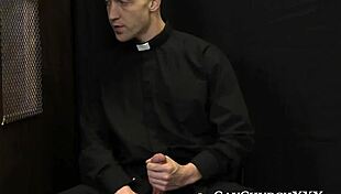 Blonde Priest Confesses Impure Gay Deeds