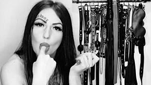 hot video with dominatrix nika on joi and cei