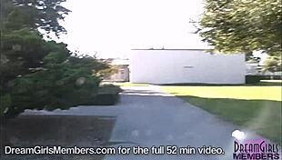 College student flashes bare under her skirt in public