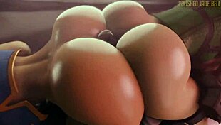 stf cammy compilation features big cock monster cock futanari ass in 3d anime porn