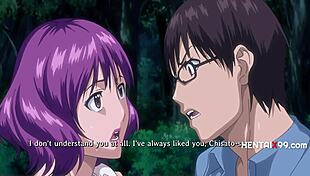 My girlfriend cheats as a cum bucket with friends in hentai