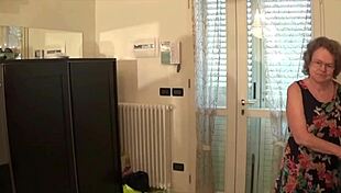 Old Italian Slut Aunt Nailed by Young Stud