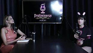 Amateur cosplay group in lingerie and costumes