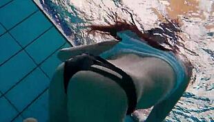 Czech Teen 18+ Undresses Quickly Underwater and Shows Her Body