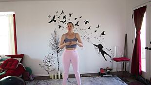 Chilling in yoga lesson 371 with a hot instructor 😏