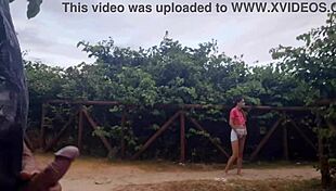 Public Masturbation Tease