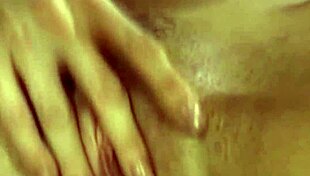 skinny wife masturbates intensely at home