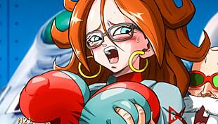 In kame paradise 3, master roshi travels to other universes to fuck dragon ball women in uncensored scenes. Watch the parody hentai with big tits and creampies.