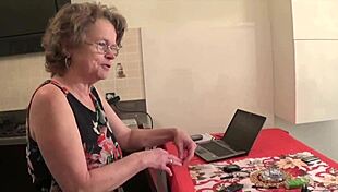 Old Italian Slut Aunt Nailed by Young Stud