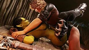 Eldrea in hentai cartoon anime compilation