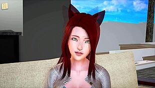 my new family features redhead teen with small tits and big ass