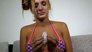 Tylee's first experience with big tits and gay pornstar action