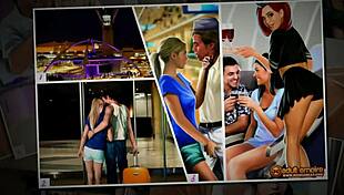 Nicole Heat in the wildest rough double penetration comic ever