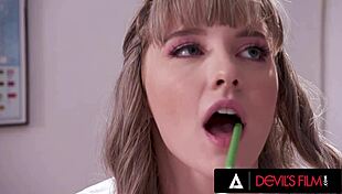 naughty teen 18+ melody marks PUTS her teachers BIG COCK in her MOUTH and WET PUSSY