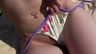 Petite Girl Mary Kate Wilson Bates On A Meadow