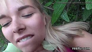 Tempting Czech Teen Undresses in Shopping Centre for POV Assfucking