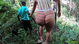 Wanessa Boyer In Lingerie Outdoor Public With Big Tits And Ass